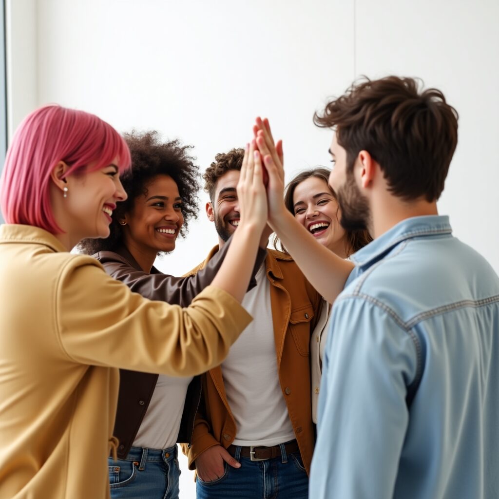 Encouragement and teamwork.